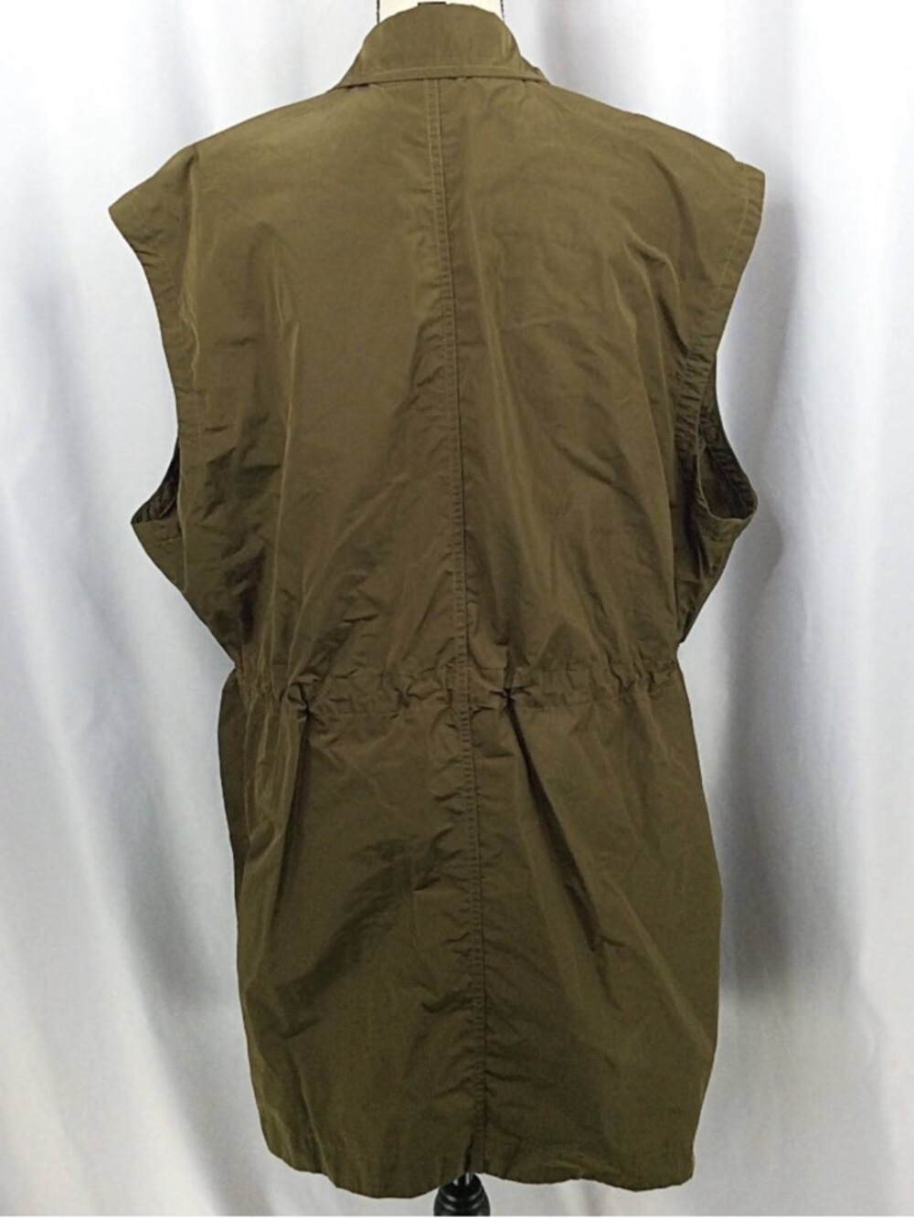 Athleta Olive Green Utility Vest-Womens plus - Picture 5 of 6